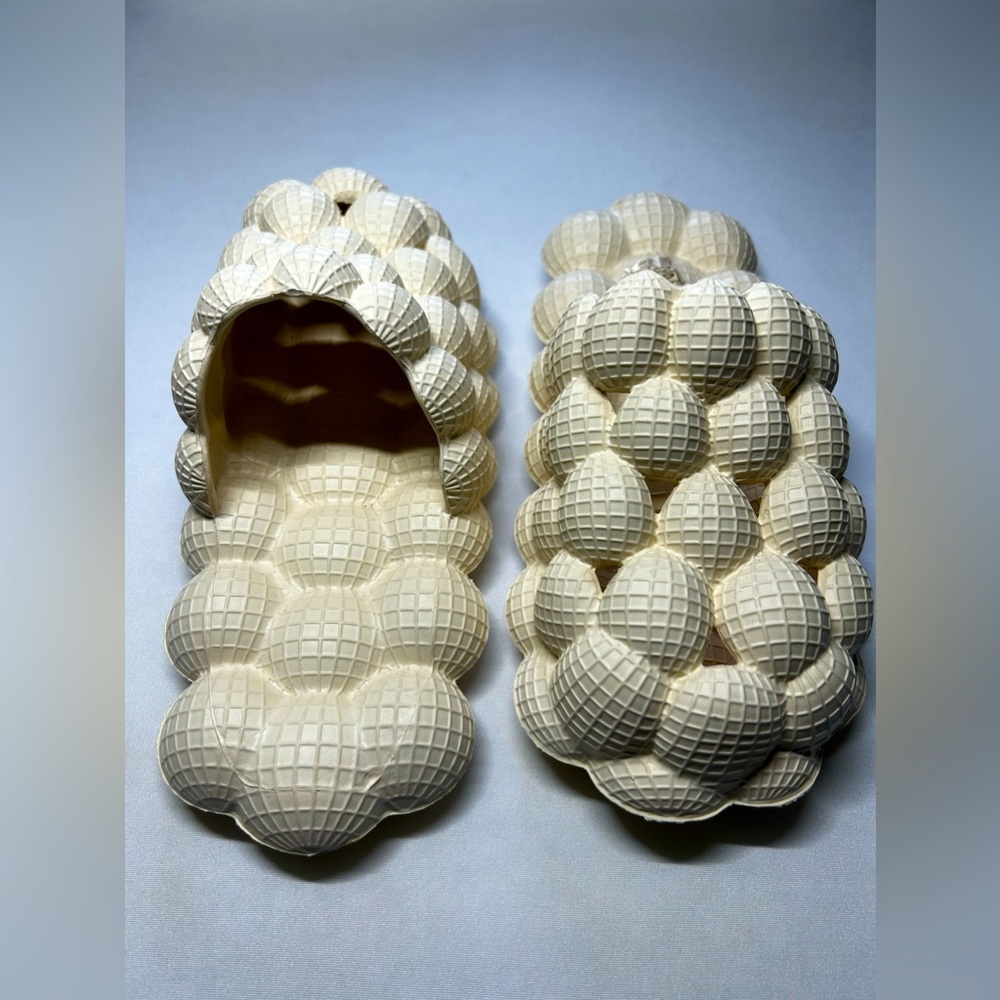 Cream Bubble Slippers